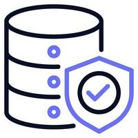 Data Security Icon Illustration vector