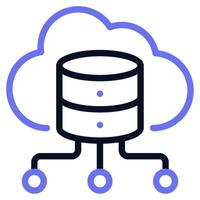 Cloud Computing Icon Illustration vector