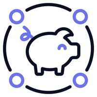 Hadoop Ecosystem Icon Illustration vector