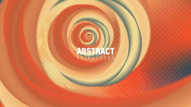 Abstract Background With Colorful Waves vector