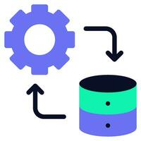 Data Integration Icon Illustration vector