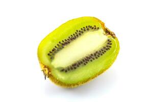 kiwi Fruta en blanco antecedentes foto