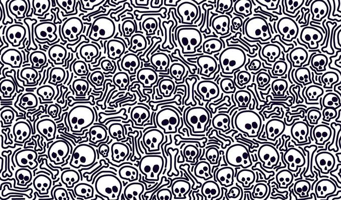 skull doodle background. skull pattern background. skull doodle wallpaper. skull doodle print fabric.