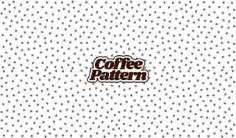 coffee beans pattern. coffee beans background. Seamless Coffee Bean Pattern for packaging. coffee beans wallpaper. vector