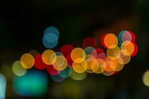 Blurred abstract lights bokeh photo