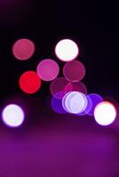 defocused lights bokeh photo