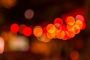 Blurred abstract lights bokeh photo