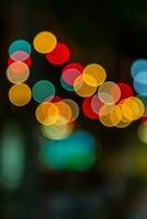 Blurred abstract lights bokeh photo