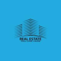 real estate modern logo design vector