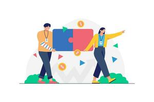 Creative Collaboration Illustration vector