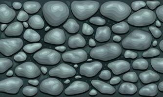 River Stone Seamless Pattern for Texture Background vector