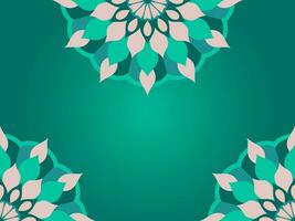 The Less Stress Mandala Background for Adults Volume vector