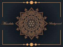 circulo ornamental lujo mandala antecedentes vector