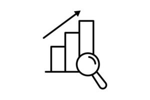 Search Engine Optimization icon. Icon related to Search Engine Optimization. suitable for web site design, app, user interfaces. line icon style. Simple vector design editable