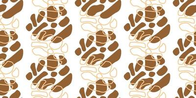 Modern seamless pattern with various animal print. vector