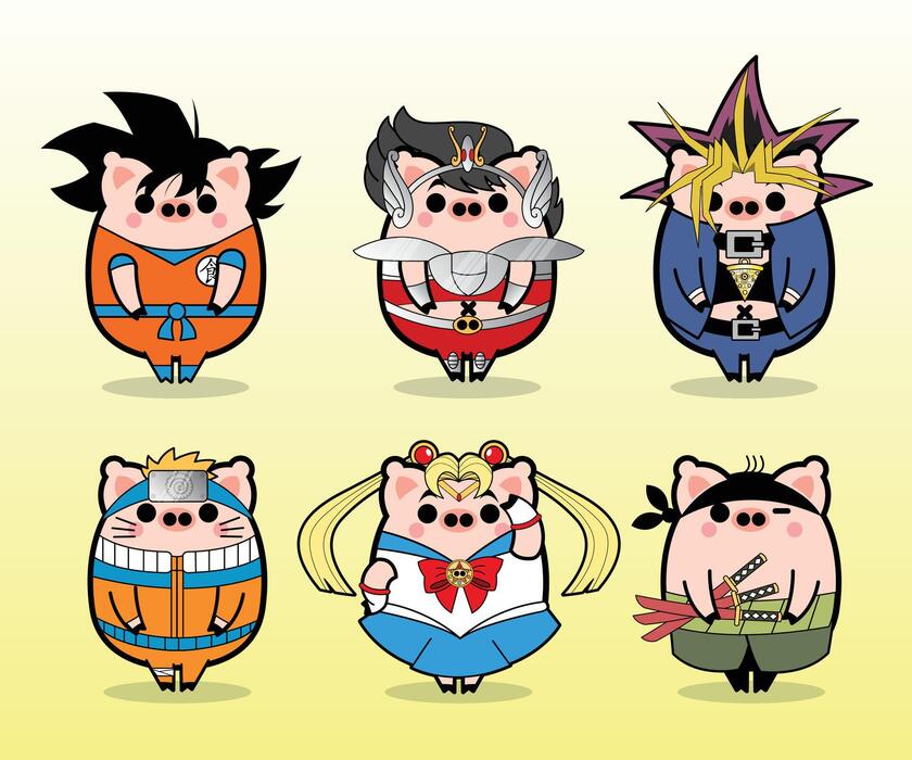 Cartoon Anime Vector Art, Icons, and Graphics for Free Download