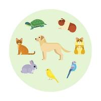 Animal Sets Fee Vector Illustrations