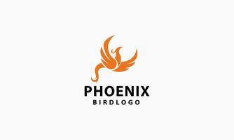 Phoenix logo concept vector