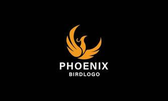 Phoenix logo concept vector