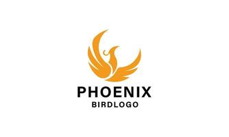 Phoenix logo concept vector