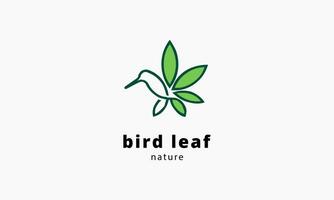Bird logo design icon vector
