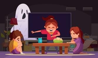 Ghost Cartoon Concept vector