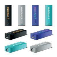 Powerbank Charger Set vector