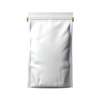 White product package template isolated on transparent background, created with generative AI png