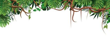 Exotic Branches Jungle Composition vector