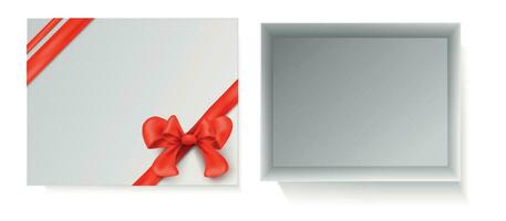 Gift Box Realistic Concept vector