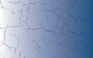 a blue and purple background with cracks in it vector