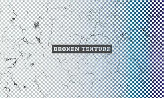 broken texture background with blue and white stripes, grungy effect on blue and red gradient vector