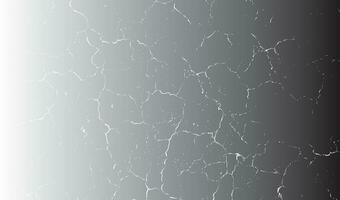 a black and white image of a cracked wall, grungy  spray effect on vintage gradient background, vector