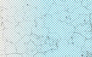 a blue and white checkered background with cracks, grungy effect on blue and red gradient background vector