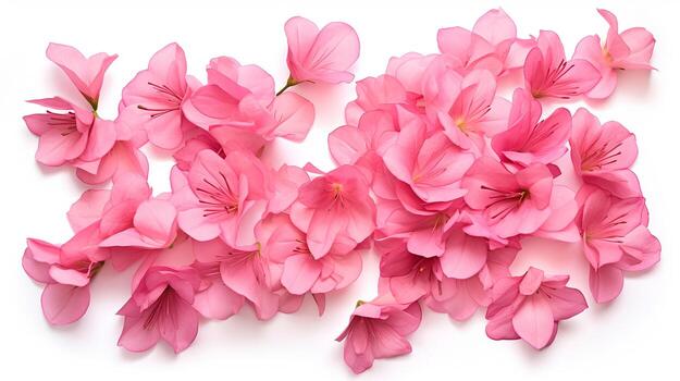 Azalea flower pattern background. Flower background texture. Generative AI photo