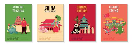 China Poster Set vector