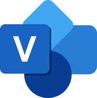 microsoft visio ícone logotipo símbolo png