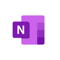 microsoft one note icon logo symbol png