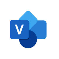 microsoft visio icon logo symbol png