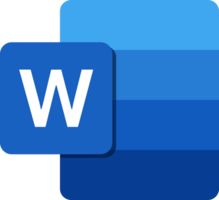 Microsoft ord ikon logotyp symbol png