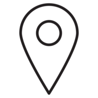 Posizione carta geografica indirizzo icona simbolo png