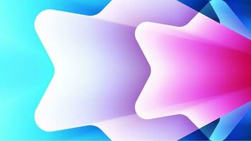 abstract horizontal banner with fast running stars elements. wide banner template with text space. vector illustration