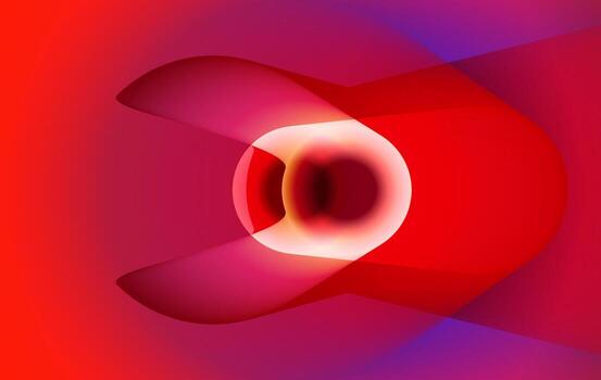 resumen redondo esquina geométrico antecedentes. 3d realista geométrico formas ilustración vector