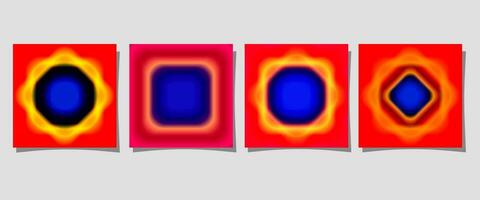 conjunto de resumen geométrico marco con diferente forma en gris antecedentes. conjunto de dardo tablero con diferente forma. conjunto bandera modelo promoción vector