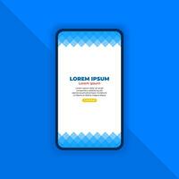 Abstract Geometric Background for Mobile Landing Page vector