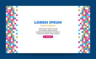 Abstract Background Design for Landing Page or Wallpaper vector