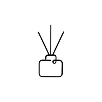 difusor línea estilo icono diseño vector