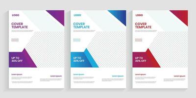 Free business marketing flier, and leaflet design template with source file format vector