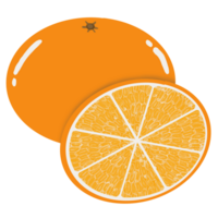 tranché sucré Orange png