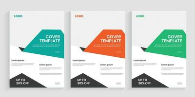 Print a4 flier and booklet flier design with eps-10 file format vector